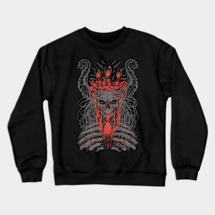 Design "Dark Aquarius" Red Crewneck Sweatshirt